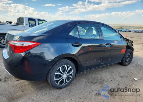 2015 Toyota Corolla L из США, поврежденный, VIN 2T1BURHE0FC377881
